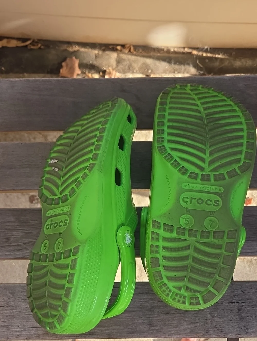 Slime Green Kids Crocs